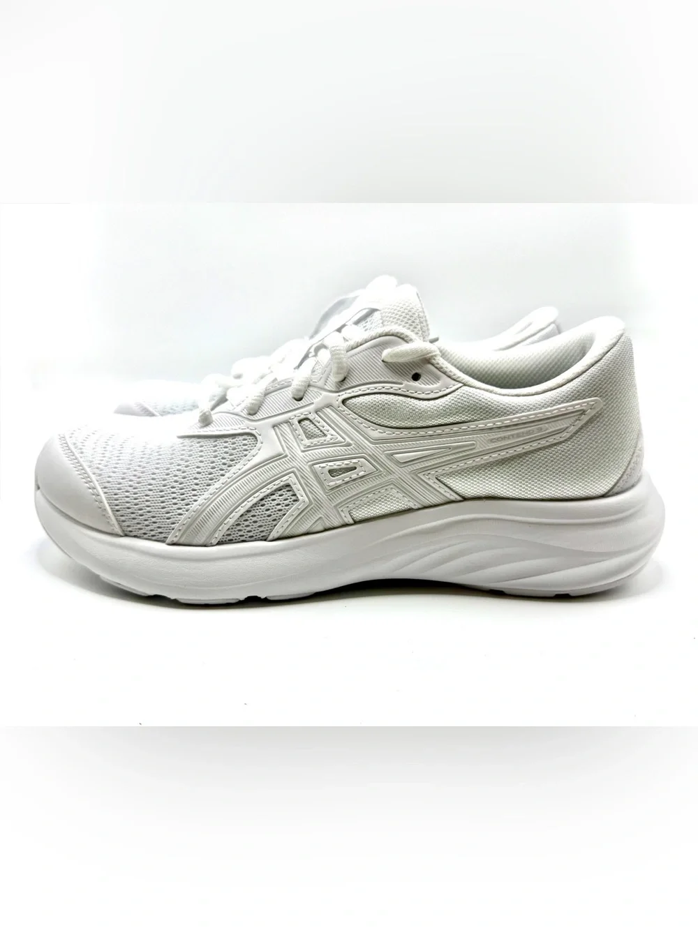Asics Contend 9 White Athletic Mesh Running Shoes